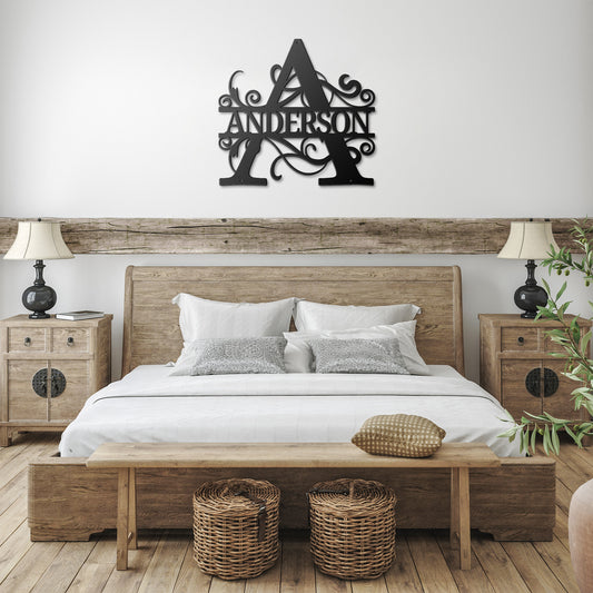 Custom Split Letter Monogram