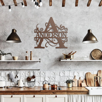 Custom Split Letter Monogram